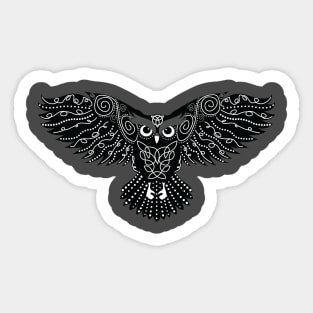 Celtic Owl Sticker